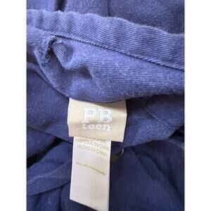 Pottery Barn PB Teen Duvet Cover Full Queen Royal Blue 100% Cotton Heavy Weight